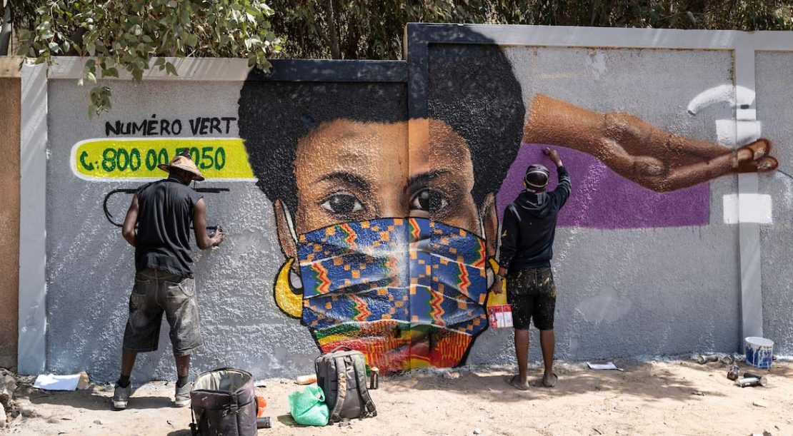 Colectivo graffitero RBS CREW sensibilizan sobre las medidas de prevención contra el COVID-19