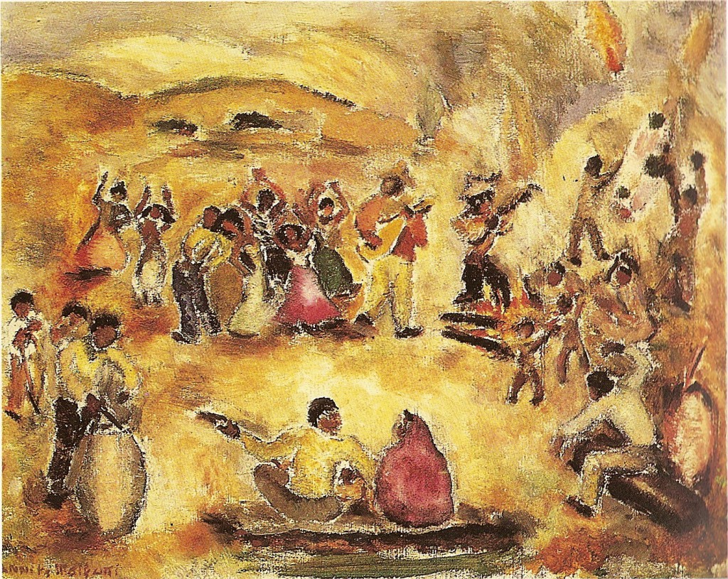 "Samba" de la pintora brasileña Anita Malfatti (1945)